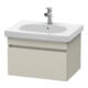 Duravit Waschtischunterschrank DuraStyle 60x45,3cm, taupe, 1 Auszug, wandhängend-1