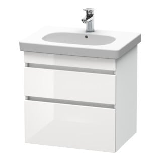 Duravit Waschtischunterschrank DuraStyle 60x45,3cm, w hgl/we ma, 2 SchKa., wandhängend