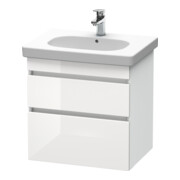 Duravit Waschtischunterschrank DuraStyle 60x45,3cm, w hgl/we ma, 2 SchKa., wandhängend