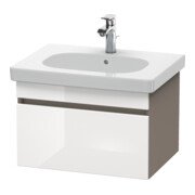 Duravit Waschtischunterschrank DuraStyle 60x45,3cm, we. hg/b ma, 1 Ausz., wandhängend