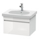 Duravit Waschtischunterschrank DuraStyle 60x45,3cm, we. hgl/we ma, 1 Ausz., wandhängend-1
