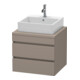 Duravit Waschtischunterschrank DuraStyle 60x54,8cm, bas. ma, f Kons, 2 SchKa.-1
