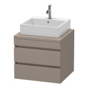 Duravit Waschtischunterschrank DuraStyle 60x54,8cm, bas. ma, f Kons, 2 SchKa.