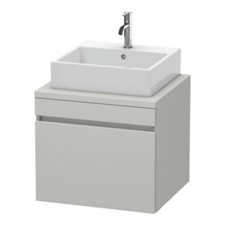 Duravit Waschtischunterschrank DuraStyle 60x54,8cm, betongr ma, f Kons, 1 Auszug