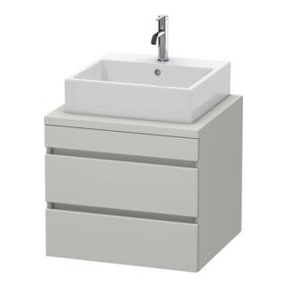 Duravit Waschtischunterschrank DuraStyle 60x54,8cm, betongr ma, f Kons, 2 SchKa.