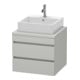 Duravit Waschtischunterschrank DuraStyle 60x54,8cm, betongr ma, f Kons, 2 SchKa.-1