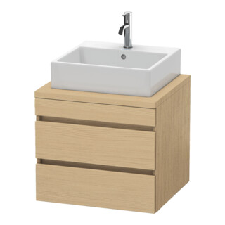 Duravit Waschtischunterschrank DuraStyle 60x54,8cm, Ei Nat, f Kons, 2 Schubkästen
