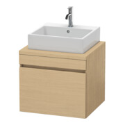 Duravit Waschtischunterschrank DuraStyle 60x54,8cm, Ei Nat, für Konsole, 1 Auszug