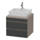 Duravit Waschtischunterschrank DuraStyle 60x54,8cm, gra m/ba ma, f Kons, 2 SchKa.-1