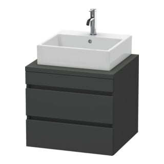 Duravit Waschtischunterschrank DuraStyle 60x54,8cm, graph ma, f Kons, 2 SchKa.