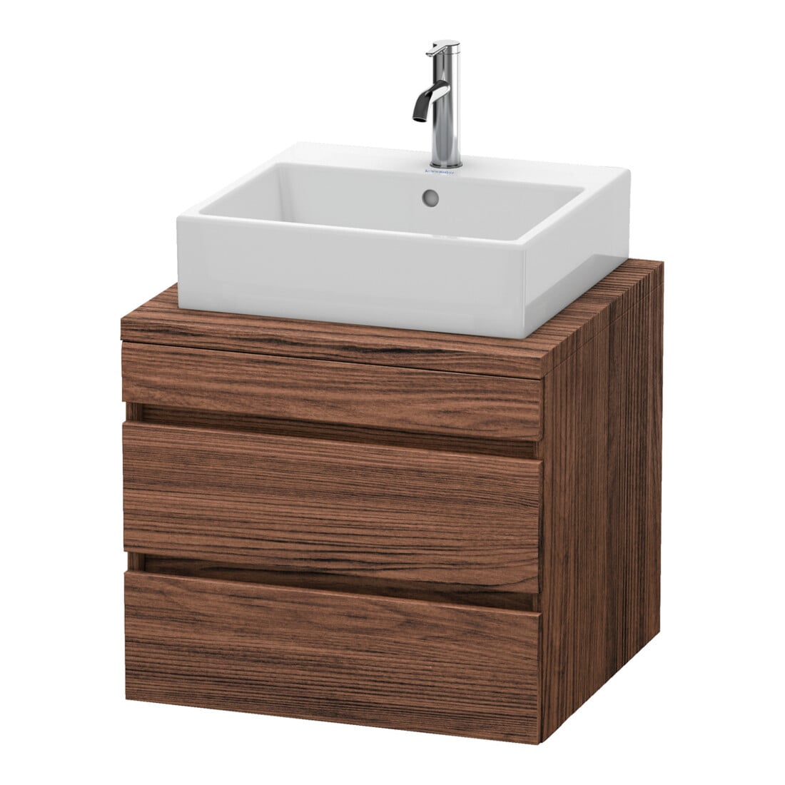 Duravit Waschtischunterschrank DuraStyle 60x54,8cm, Nussb dkl., f Kons, 2 SchKa.