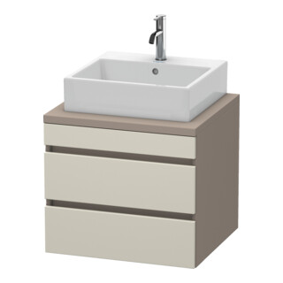 Duravit Waschtischunterschrank DuraStyle 60x54,8cm, tau/bas ma, f Kons, 2 SchKa.