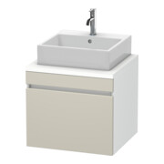 Duravit Waschtischunterschrank DuraStyle 60x54,8cm, tau/we ma, f Kons, 1 Auszug