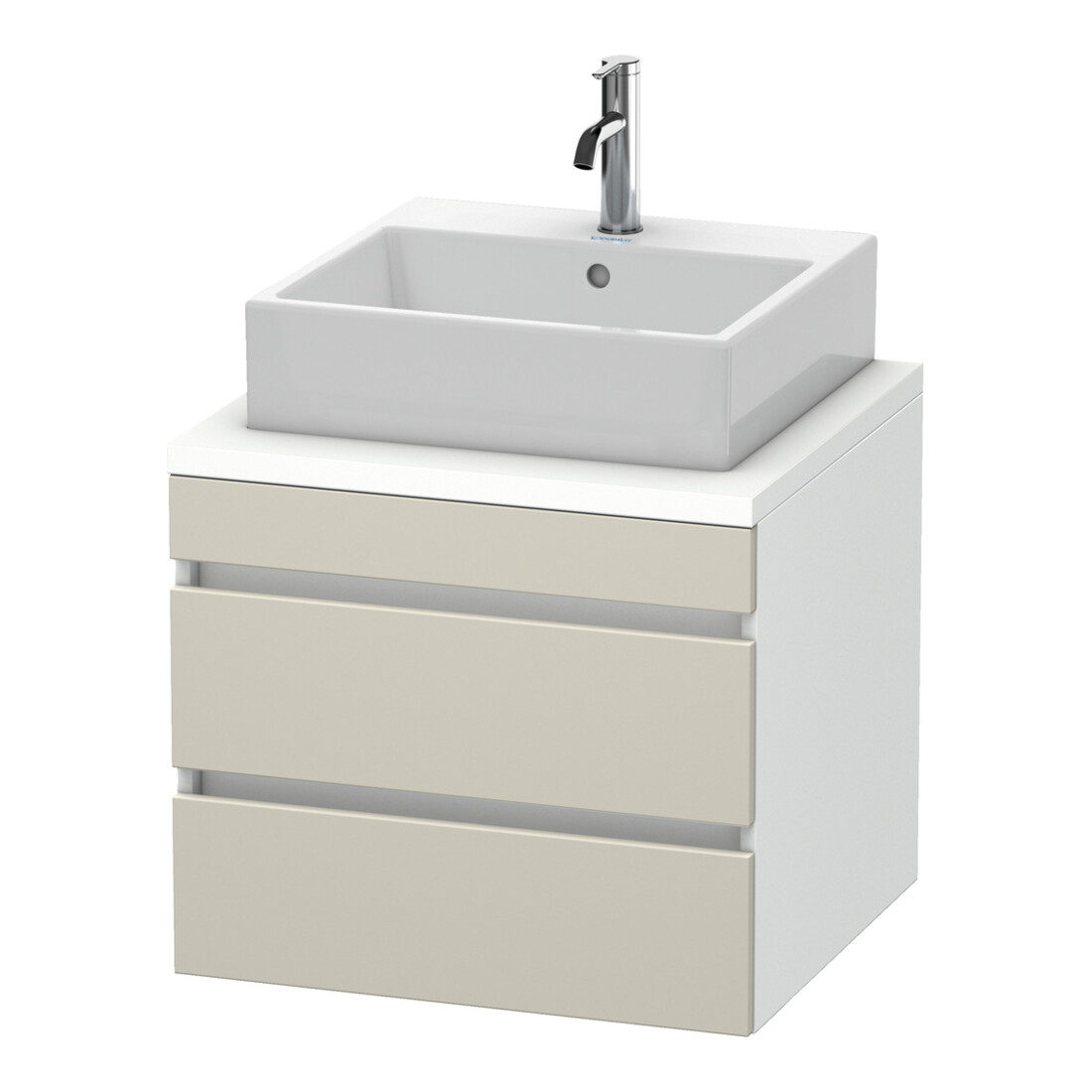 Duravit Waschtischunterschrank DuraStyle 60x54,8cm, tau/we ma, f Kons, 2 SchKa.