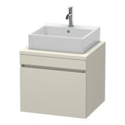 Duravit Waschtischunterschrank DuraStyle 60x54,8cm, taupe, für Konsole, 1 Auszug