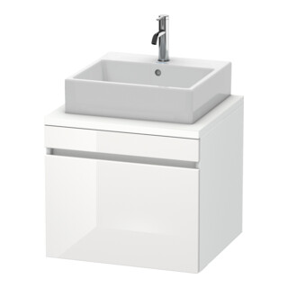 Duravit Waschtischunterschrank DuraStyle 60x54,8cm, w hgl/we ma, f Kons, 1 Ausz.