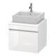 Duravit Waschtischunterschrank DuraStyle 60x54,8cm, w hgl/we ma, f Kons, 1 Ausz.-1
