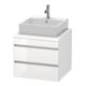 Duravit Waschtischunterschrank DuraStyle 60x54,8cm, w hgl/we ma, f Kons, 2 SchKa.-1