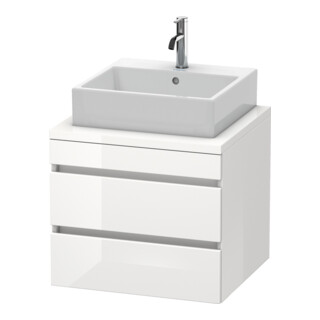 Duravit Waschtischunterschrank DuraStyle 60x54,8cm, we. hgl, f Kons, 2 SchKa.