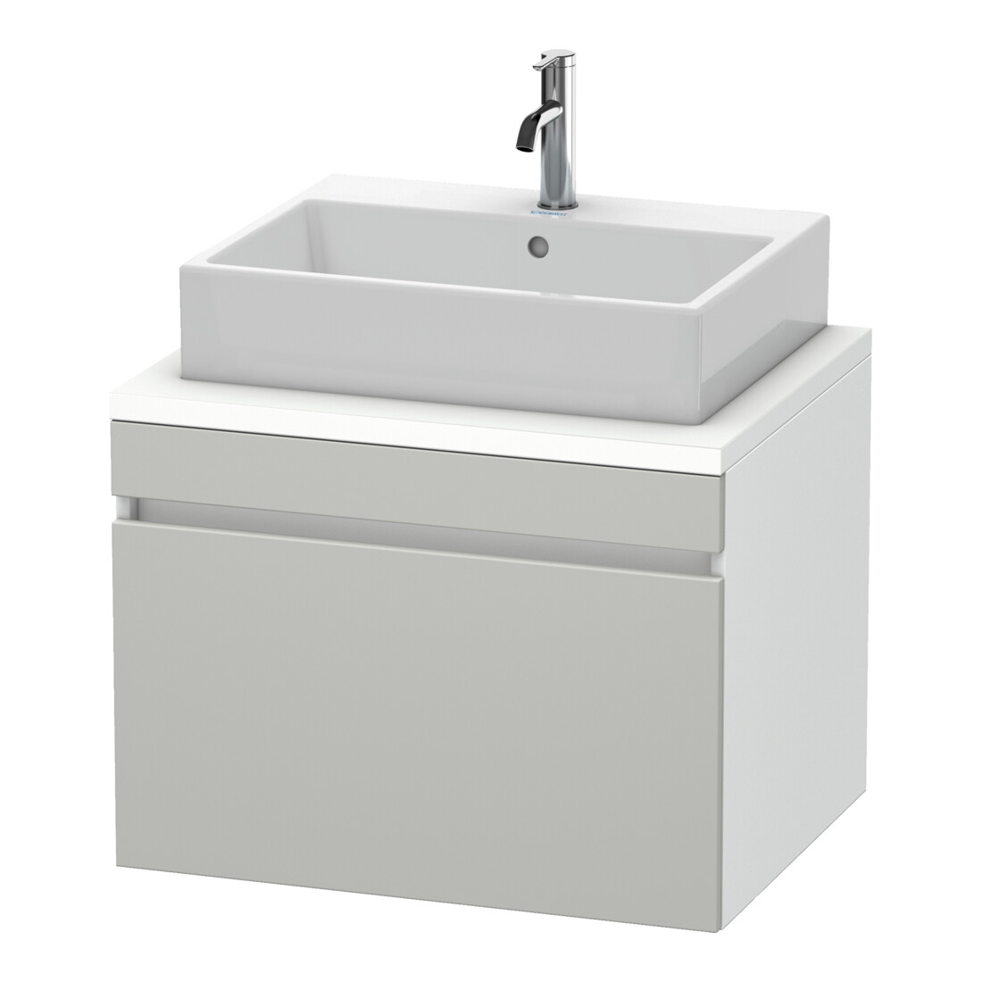 Duravit Waschtischunterschrank DuraStyle 70x54,8cm, betgr/we ma, f Kons, 1 Ausz.