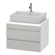 Duravit Waschtischunterschrank DuraStyle 70x54,8cm, betgr/we ma, f Kons, 2 SchKa.