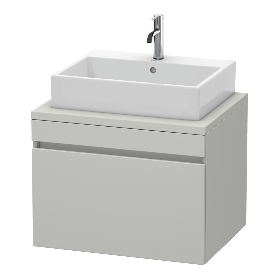 Duravit Waschtischunterschrank DuraStyle 70x54,8cm, betongr ma, f Kons, 1 Auszug