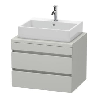 Duravit Waschtischunterschrank DuraStyle 70x54,8cm, betongr ma, f Kons, 2 SchKa.