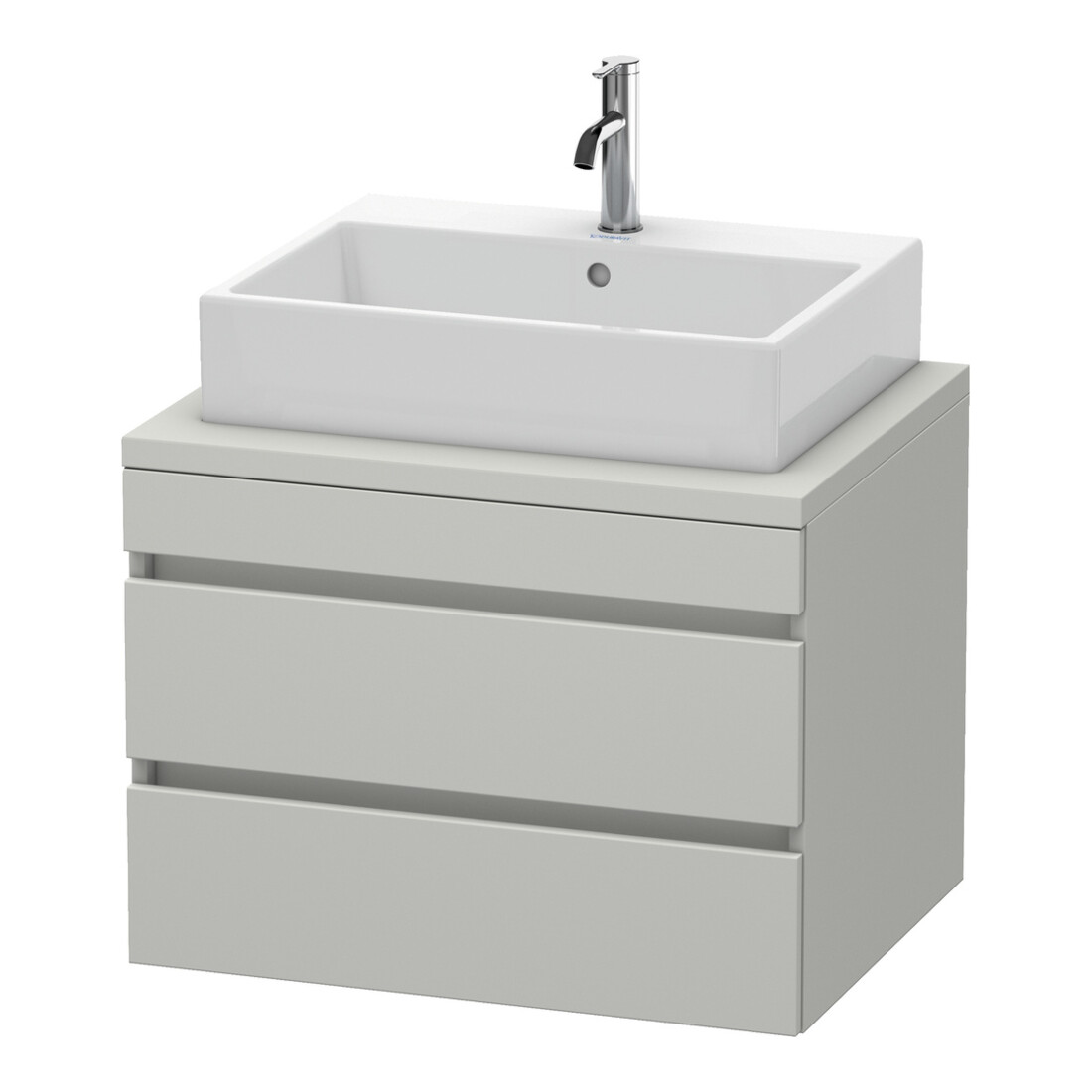 Duravit Waschtischunterschrank DuraStyle 70x54,8cm, betongr ma, f Kons, 2 SchKa.