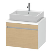 Duravit Waschtischunterschrank DuraStyle 70x54,8cm, E na/we ma, f Kons, 1 Ausz.