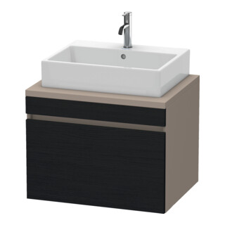 Duravit Waschtischunterschrank DuraStyle 70x54,8cm, E sw/Bas ma, f Kons, 1 Ausz.