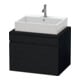 Duravit Waschtischunterschrank DuraStyle 70x54,8cm, Ei sw, für Konsole, 1 Auszug-1