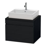 Duravit Waschtischunterschrank DuraStyle 70x54,8cm, Ei sw, für Konsole, 1 Auszug