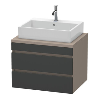 Duravit Waschtischunterschrank DuraStyle 70x54,8cm, gra m/ba ma, f Kons, 2 SchKa.
