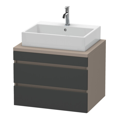 Duravit Waschtischunterschrank DuraStyle 70x54,8cm, gra m/ba ma, f Kons, 2 SchKa.