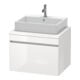 Duravit Waschtischunterschrank DuraStyle 70x54,8cm, gra m/bas ma, f Kons, 1 Ausz.