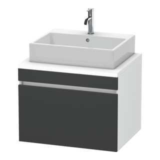 Duravit Waschtischunterschrank DuraStyle 70x54,8cm, gra m/we ma, f Kons, 1 Ausz.