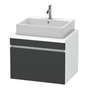 Duravit Waschtischunterschrank DuraStyle 70x54,8cm, gra m/we ma, f Kons, 1 Ausz.