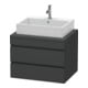 Duravit Waschtischunterschrank DuraStyle 70x54,8cm, graph ma, f Kons, 2 SchKa.-1
