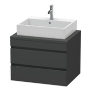 Duravit Waschtischunterschrank DuraStyle 70x54,8cm, graph ma, f Kons, 2 SchKa.-1