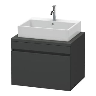 Duravit Waschtischunterschrank DuraStyle 70x54,8cm, graph ma, f Konsole, 1 Auszug