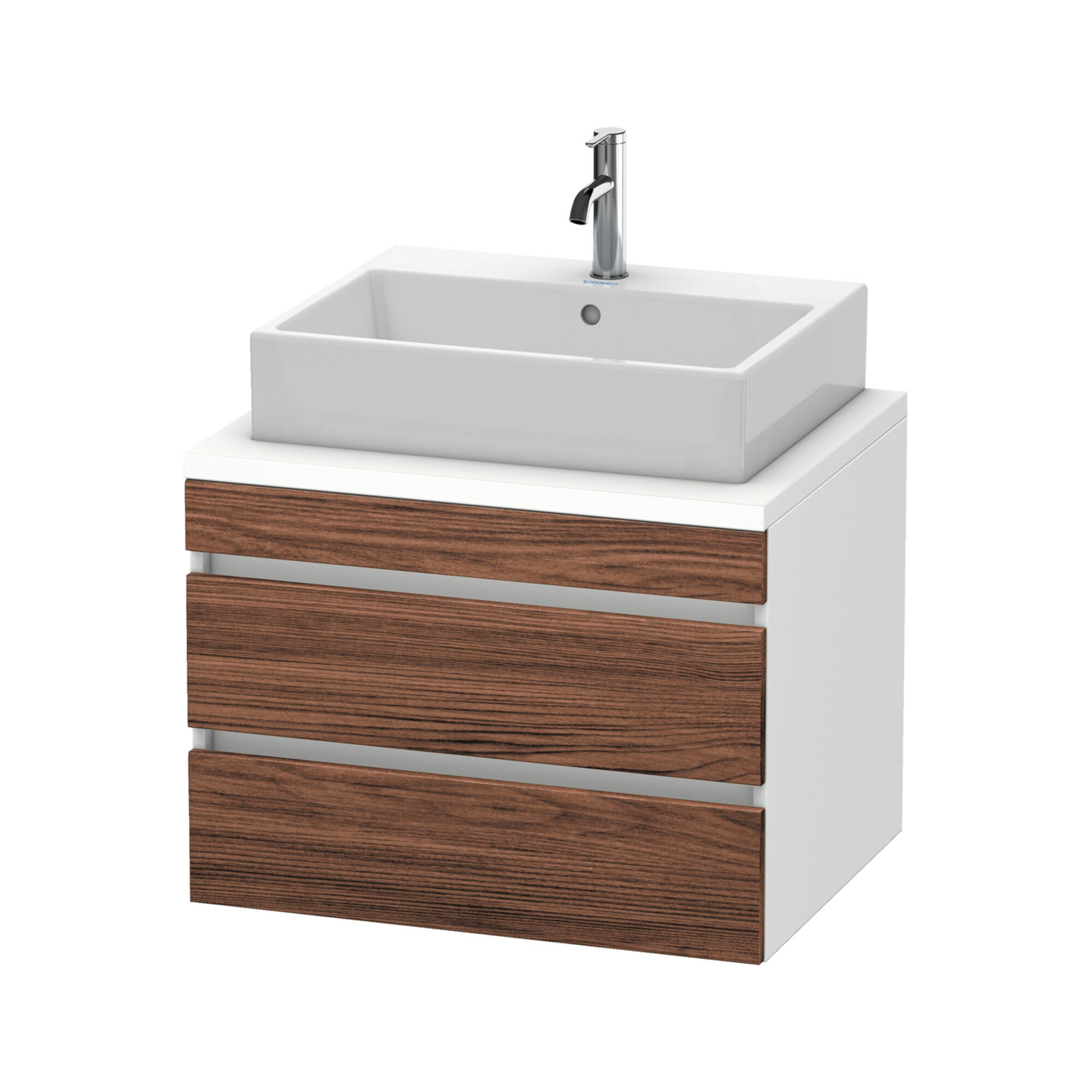 Duravit Waschtischunterschrank DuraStyle 70x54,8cm, N dk/we ma, f Kons, 2 SchKa.
