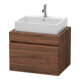 Duravit Waschtischunterschrank DuraStyle 70x54,8cm, Nussb dkl., f Kons, 1 Auszug-1