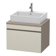 Duravit Waschtischunterschrank DuraStyle 70x54,8cm, tau/bas ma, f Kons, 1 Auszug