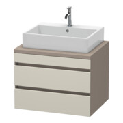 Duravit Waschtischunterschrank DuraStyle 70x54,8cm, tau/bas ma, f Kons, 2 SchKa.