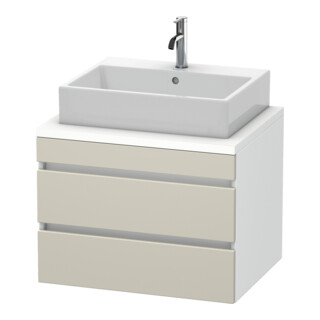 Duravit Waschtischunterschrank DuraStyle 70x54,8cm, tau/we ma, f Kons, 2 SchKa.