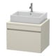 Duravit Waschtischunterschrank DuraStyle 70x54,8cm, taupe, für Konsole, 1 Auszug-1