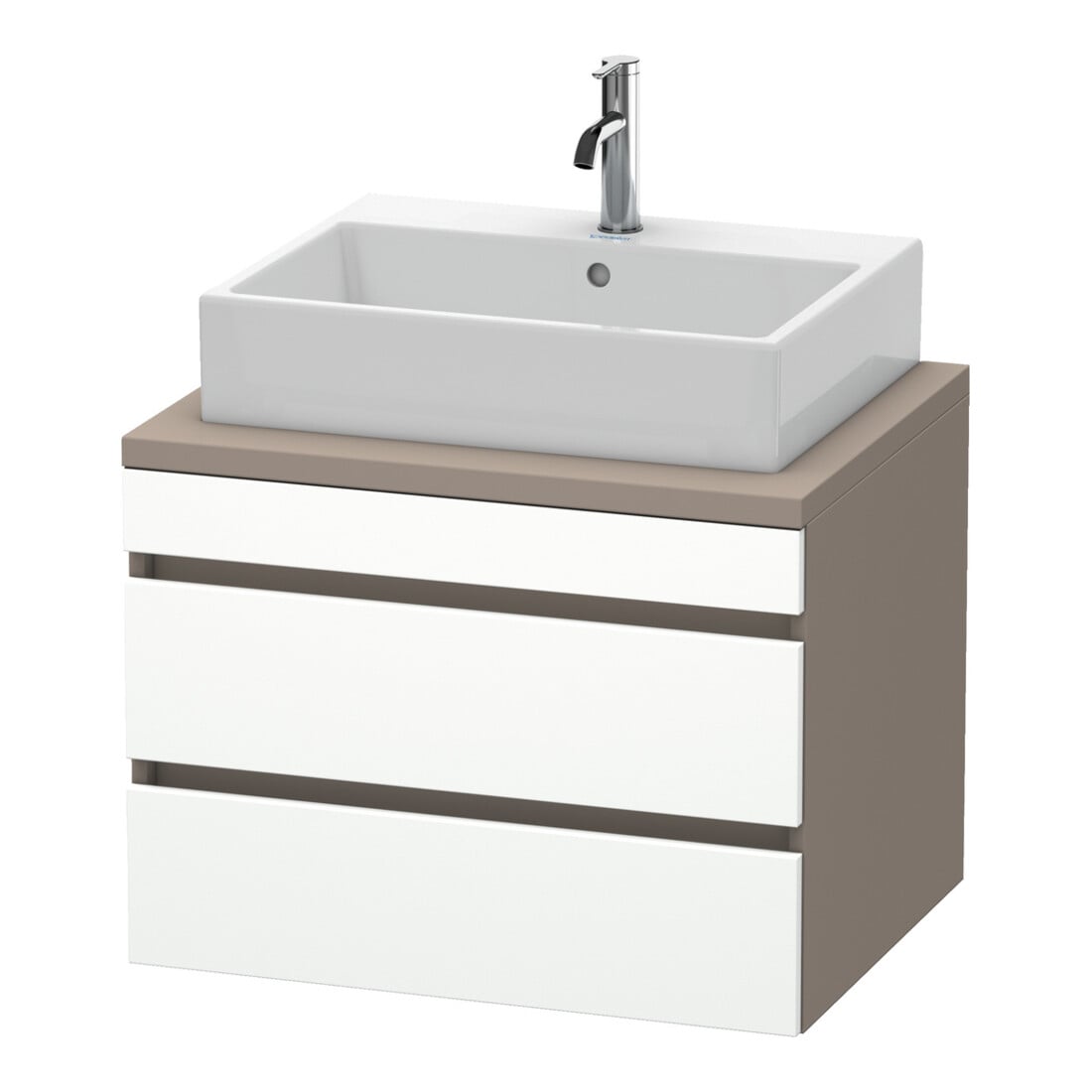 Duravit Waschtischunterschrank DuraStyle 70x54,8cm, w m/bas ma, f Kons, 2 SchKa.