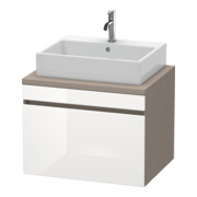 Duravit Waschtischunterschrank DuraStyle 70x54,8cm, we. hg/b ma, f Kons, 1 Auszug
