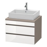 Duravit Waschtischunterschrank DuraStyle 70x54,8cm, we. hg/b ma, f Kons, 2 SchKa.