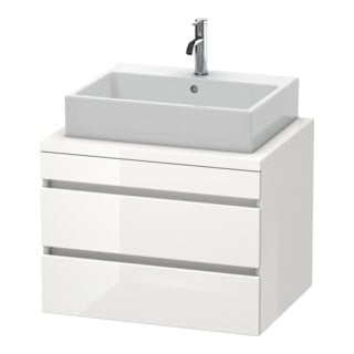 Duravit Waschtischunterschrank DuraStyle 70x54,8cm, we. hgl, f Kons, 2 SchKa.